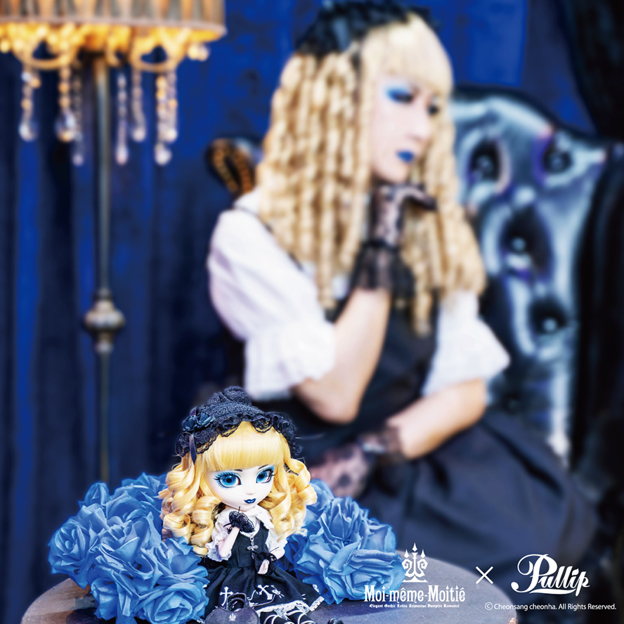  Mana ~Elegant Gothic Lolita~ Rose Cross JSK (Moi-même-Moitié)